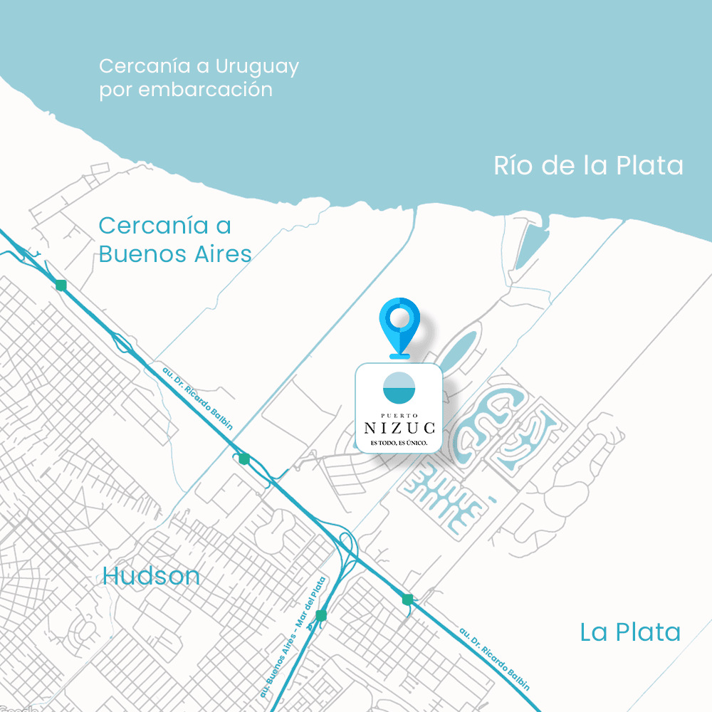 Mapa de ubicación Puerto Nizuc